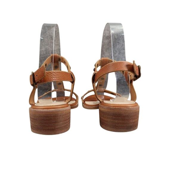 Isola Shoes Womens 7.5 Sandals Fashion Studded Leather Block Heel Boho Classic - Picture 4 of 13